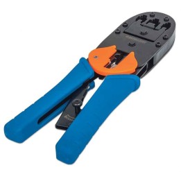 Intellinet Pinza per crimpare connettori modulari universali per connettori modulari RJ45 RJ12 e RJ11