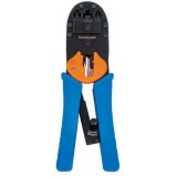 Intellinet Pinza per crimpare connettori modulari universali per connettori modulari RJ45 RJ12 e RJ11