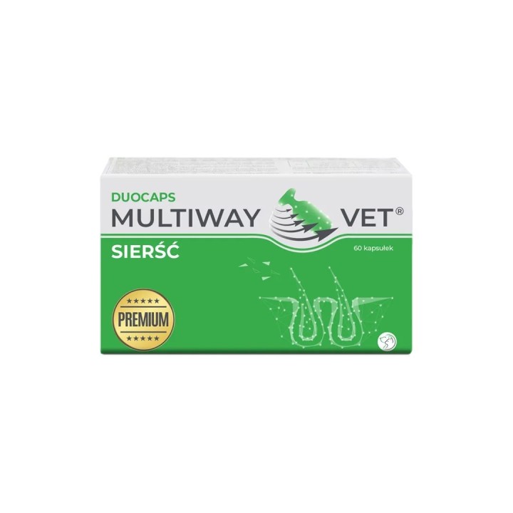 JM SANTE Multiway Vet Duocaps - capsule apribili per mantello e pelle per cani e gatti – 60 pz