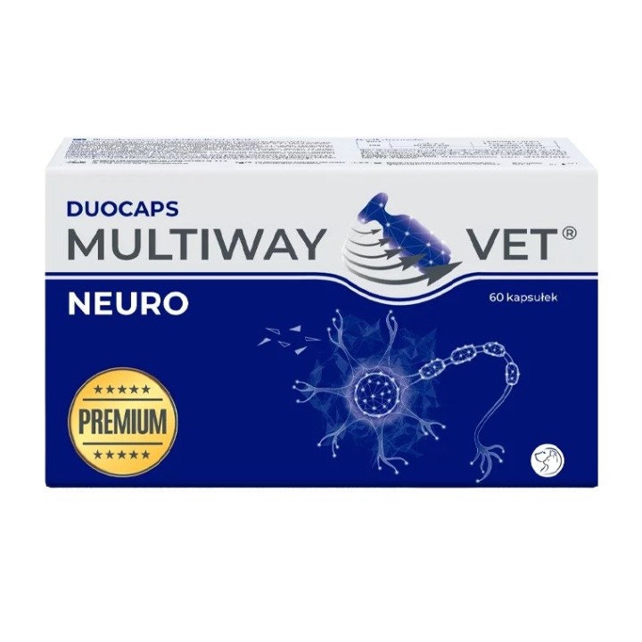 JM SANTE Multiway Vet Duocaps Neuro - capsule girevoli che supportano il sistema nervoso per cane e gatto – 60pcs