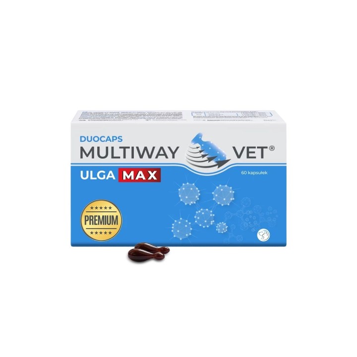 JM SANTE Multiway Vet Duocaps Ulga Max - capsule girevoli per alleviare stress e fastidi in cani e gatti – 60 pz