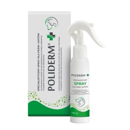 JM SANTE Poliderm - spray per pelle infiammata soggetta a forfora e dermatosi per cani e gatti – 100 ml