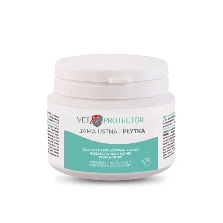 JM SANTE Vet Protector Oral cavity - polvere per l'igiene orale di cane e gatto – 60g