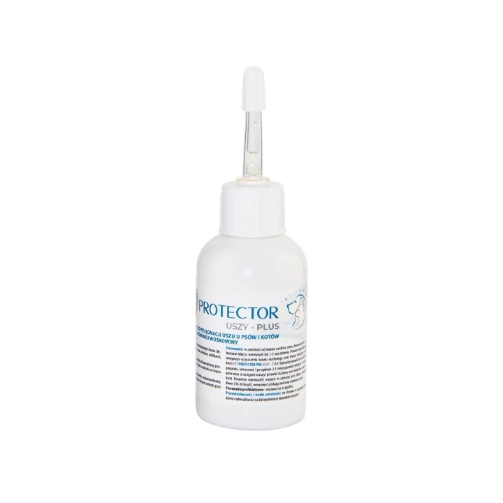 JM SANTE Vet Protector Uszy Plus - soluzione auricolare per cani e gatti – 50 ml