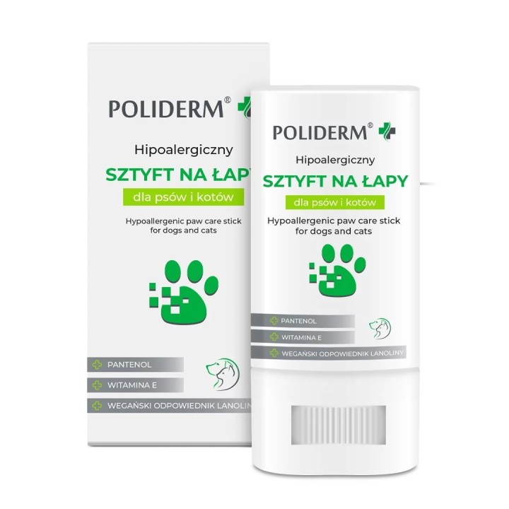 POLIDERM stick per zampe ipoallergenico per cane e gatto – 14.5g