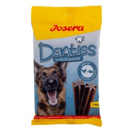 JOSERA Denties Pollame con mirtilli - snack per cani - 180g
