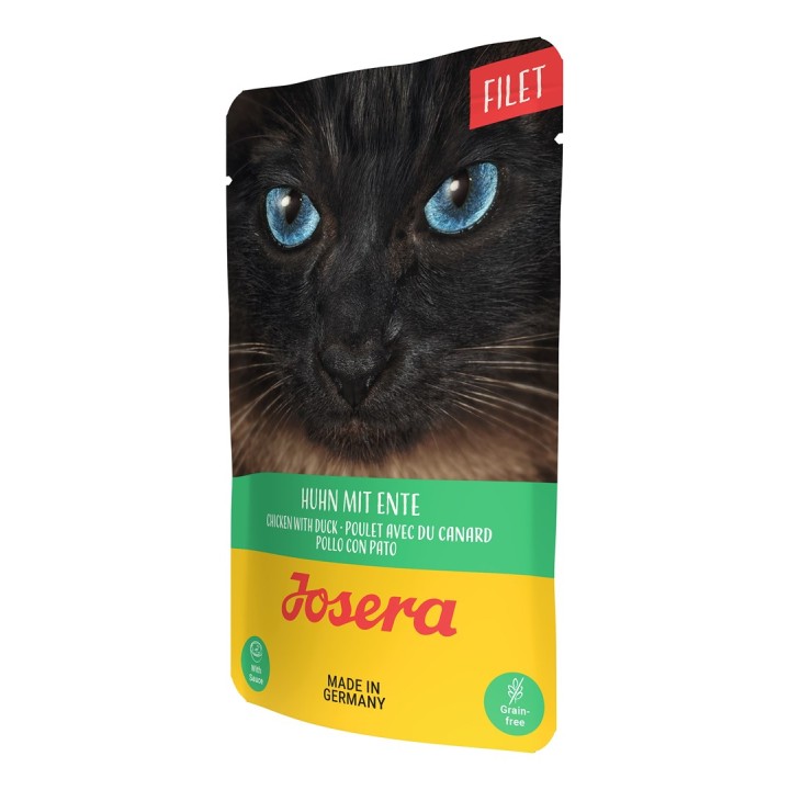 JOSERA Filetto di pollo con anatra - cibo umido per gatti - 70 g