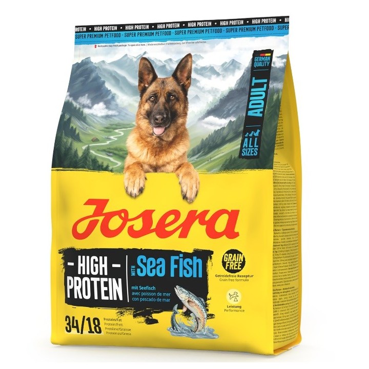 JOSERA High Protein Pesce di mare - cibo secco per cani - 3kg
