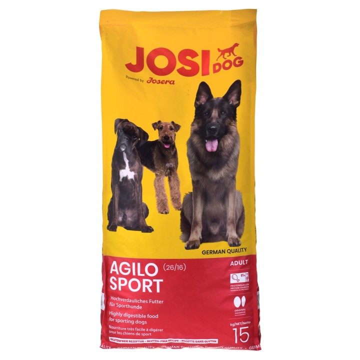 JOSERA JosiDog Agilo Sport - cibo secco per cani - 15 kg
