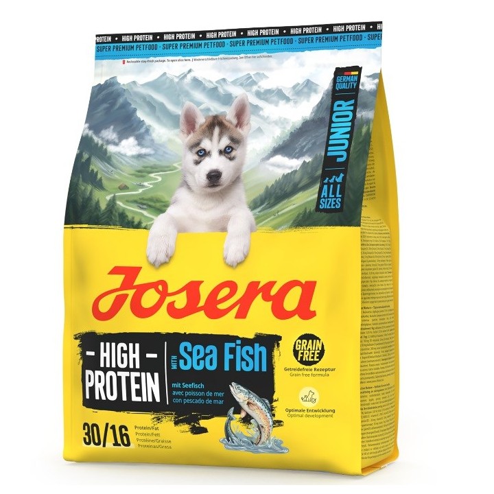 JOSERA Junior High Protein Pesce di mare - cibo secco per cani - 3kg