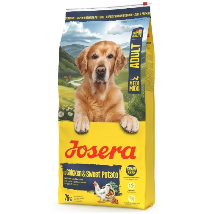 JOSERA Medi/Maxi pollo e patata dolce - cibo secco per cani - 12 5kg