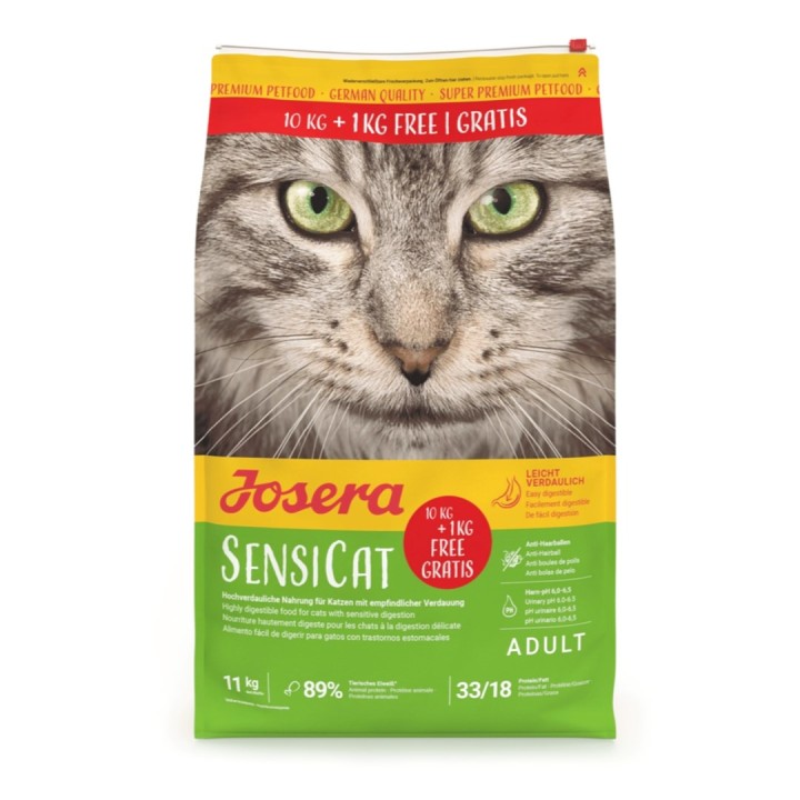 JOSERA Sensicat – cibo secco per gatti – 10kg +1 kg