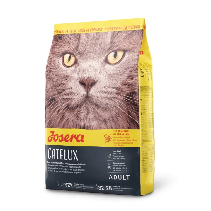 Josera Catelux cibo secco per gatti 2 kg Adult Anatra Pollame