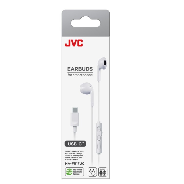 JVC HA-FR17UC USB Type-C auricolari cablati in-ear bianco