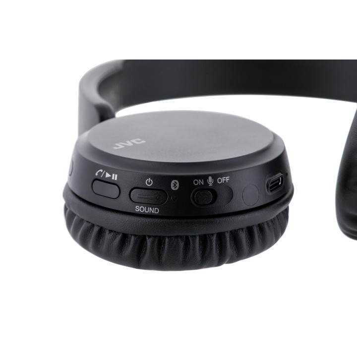 JVC HA-S36W cuffie wireless archetto chiamate/musica Bluetooth nero