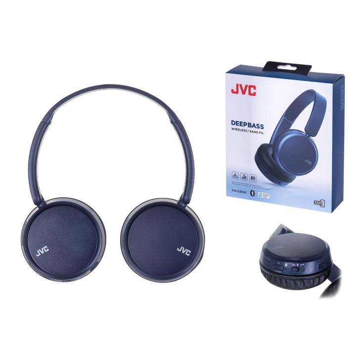 JVC HAS-36WAU BT cuffie blu