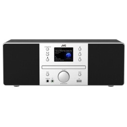 JVC RD-E874B tower Bluetooth 20 W nero argento