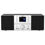JVC RD-E874B tower Bluetooth 20 W nero argento