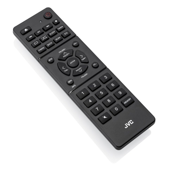 JVC RD-E874B tower Bluetooth 20 W nero argento