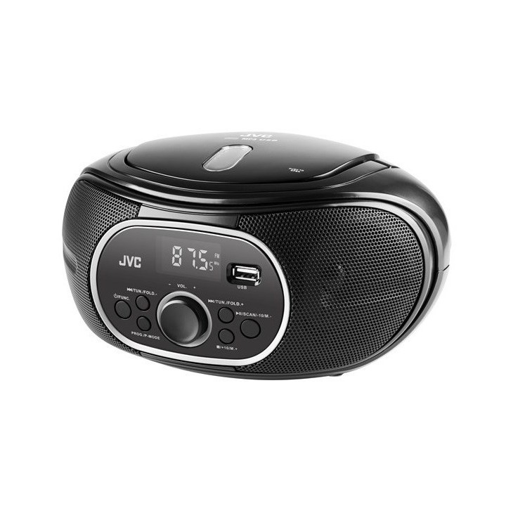 JVC radio RD-E221B Boombox nera