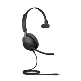 Jabra Evolve2 40 SE Cuffia Cablata Fascia Ufficio/Call center USB Type-C / USB Type-A Nero
