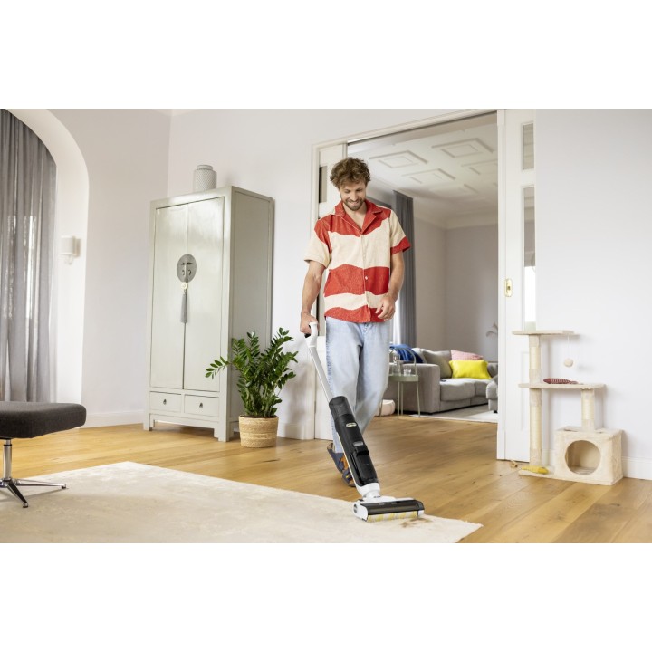 KARCHER FCV 3 Extra+ Mop elettrico con funzione aspirapolvere - 1.056-126.0 Bianco