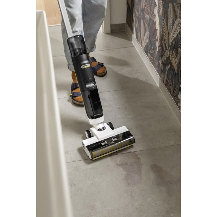 KARCHER FCV 3 Extra+ Mop elettrico con funzione aspirapolvere - 1.056-126.0 Bianco