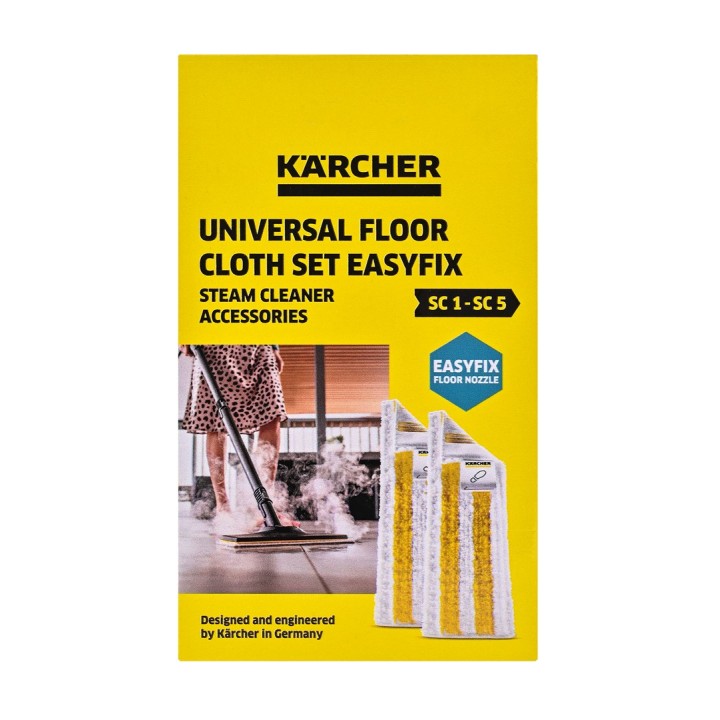 Karcher EasyFix Panno per pavimenti (2 pz) bianco giallo