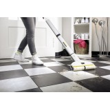 Kärcher EWM 2 Aspirapolvere a bastone batteria bagnato nero bianco giallo 2.5 Ah