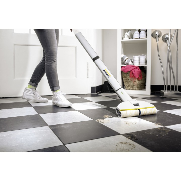 Kärcher EWM 2 Aspirapolvere a bastone batteria bagnato nero bianco giallo 2.5 Ah