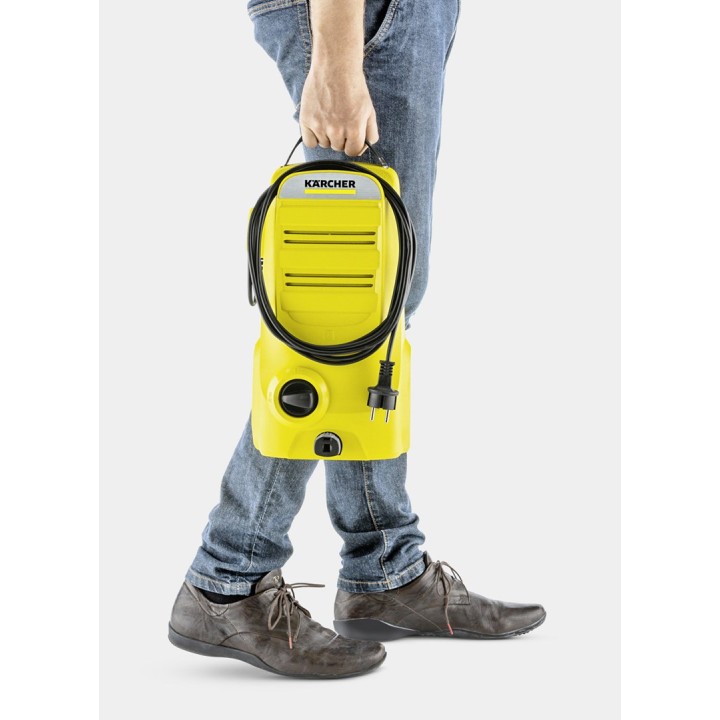 Kärcher K 2 Idropulitrice per auto Classic compatta elettrica 360 l/h giallo