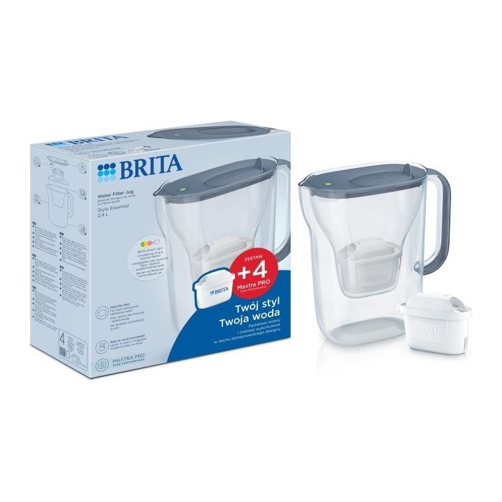 Brita Style Essential+4 MAXTRA PRO PURE PERFORMANCE (grigio)