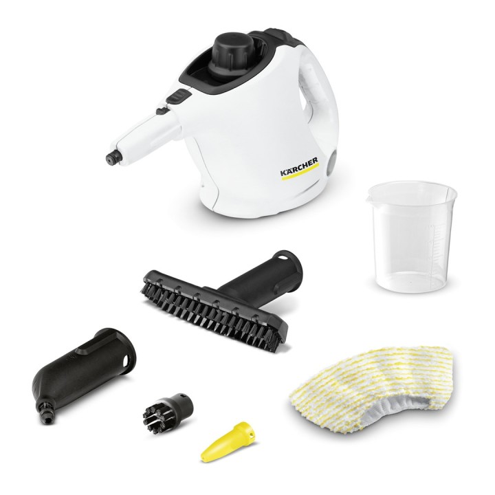 Kärcher SC 1 Pulitore a vapore cilindrico 1200 W nero bianco