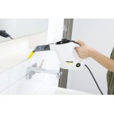 Kärcher SC 1 Pulitore a vapore cilindrico 1200 W nero bianco