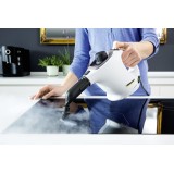Kärcher SC 1 Pulitore a vapore cilindrico 1200 W nero bianco