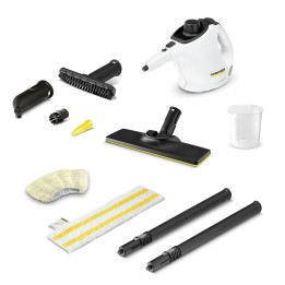 Kärcher SC 1 EasyFix Pulitore a vapore portatile 1200 W nero bianco