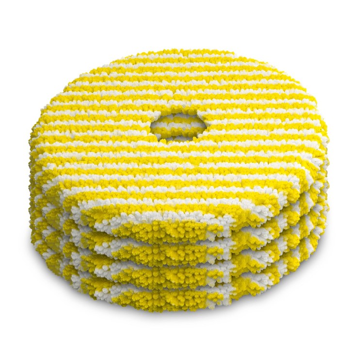 Set panni mop per KARCHER RVM 4 (2.269-130.0) Giallo Bianco