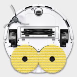 Set panni mop per KARCHER RVM 4 (2.269-130.0) Giallo Bianco