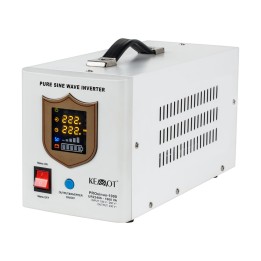 KEMOT PROsinus-1000 Unità di alimentazione di emergenza – invertitore a onda sinusoidale pura con funzione di ricarica 12V 230V 