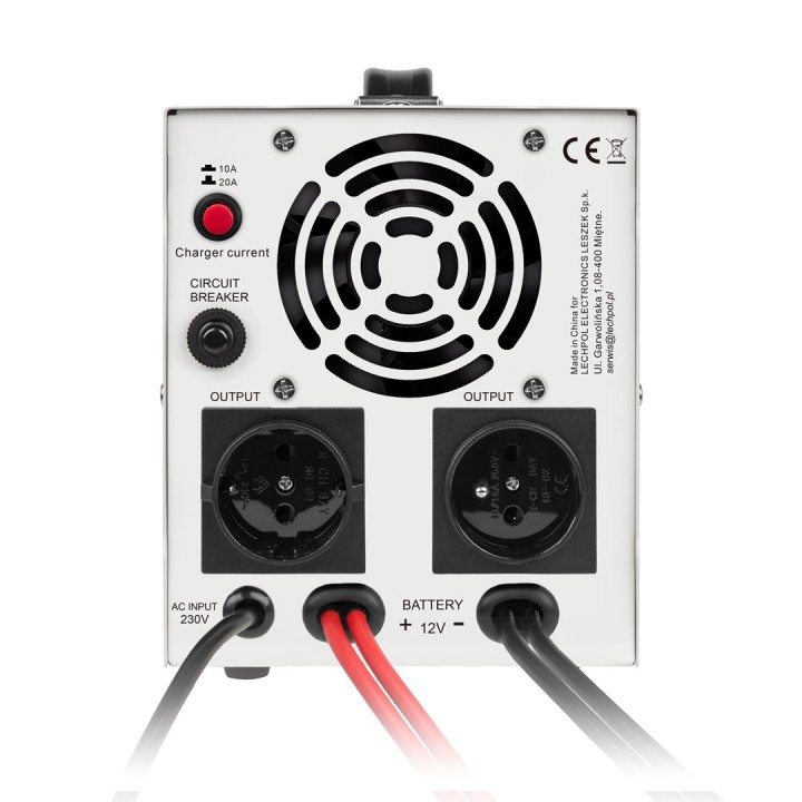 KEMOT PROsinus-1000 Unità di alimentazione di emergenza – invertitore a onda sinusoidale pura con funzione di ricarica 12V 230V 