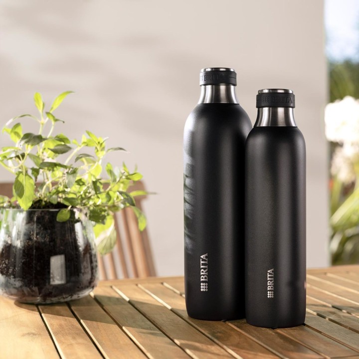 Brita sodaTRIO Bottiglia (0.65 l, nero)
