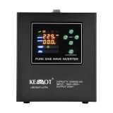 KEMOT PROsinus-2000 Unità di alimentazione di emergenza – invertitore a onda sinusoidale pura con funzione di ricarica 12V 230V 