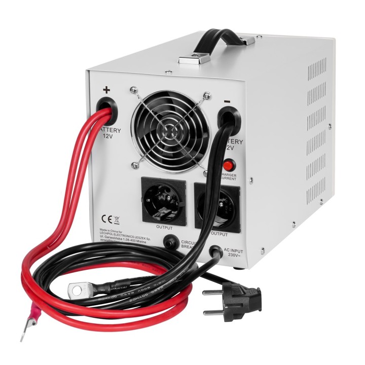 KEMOT PROsinus-2000 Unità di alimentazione di emergenza – invertitore a onda sinusoidale pura con funzione di ricarica 12V 230V 