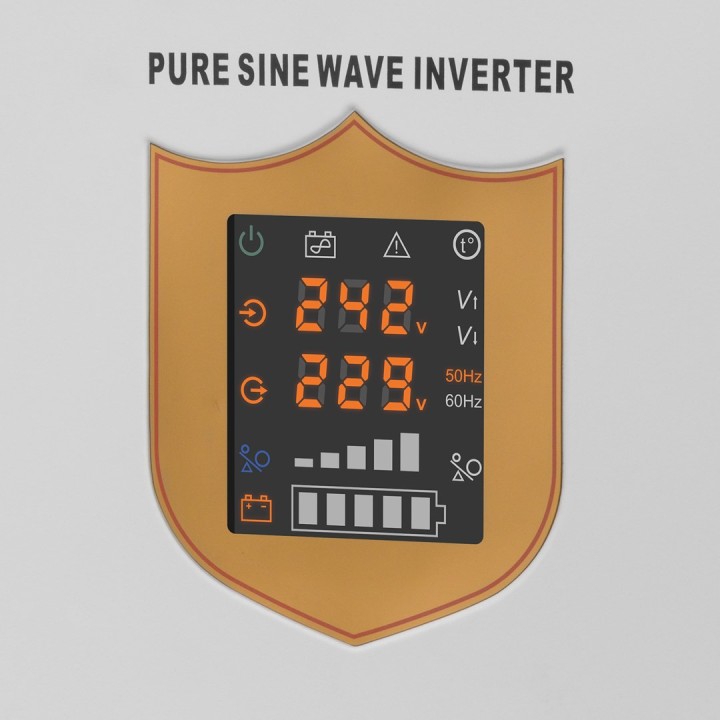 KEMOT PROsinus-2200 alimentatore di emergenza – inverter a onda sinusoidale pura con funzione di ricarica 12V 230V 2200VA/1600W