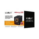 KEMOT PROsinus-500 alimentatore di emergenza – inverter con uscita a onda sinusoidale pura e funzione di ricarica 12V 230V 500VA
