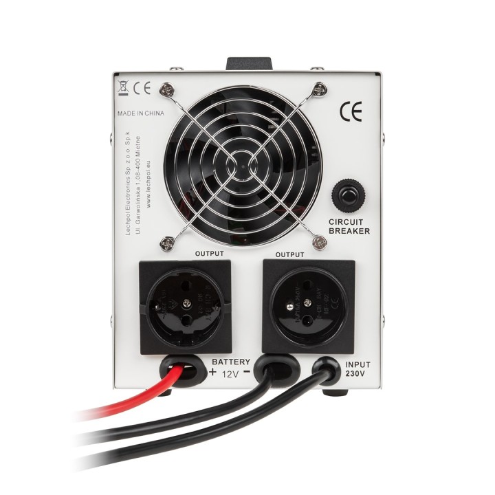KEMOT PROsinus-500 Alimentatore di emergenza – invertitore a onda sinusoidale pura con funzione di ricarica 12V 230V 500VA/300W