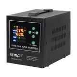 KEMOT PROsinus-500-LiFePo4 Alimentatore di emergenza – inverter a onda sinusoidale pura con funzione di ricarica 12V 230V 500VA/