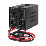 KEMOT PROsinus-500-LiFePo4 Alimentatore di emergenza – inverter a onda sinusoidale pura con funzione di ricarica 12V 230V 500VA/