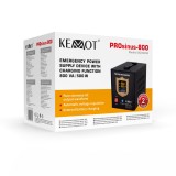 KEMOT PROsinus-800 alimentatore di emergenza – inverter a onda sinusoidale pura con funzione di ricarica 12V 230V 800VA/500W – n