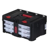 Cassone utensili KETER Stack'N'Roll (17210831/253380) con 3 organizzatori nero